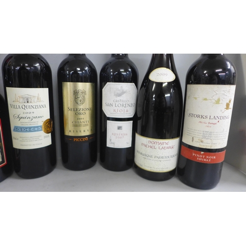 793 - Thirteen bottles of red wine including Pigassou, Cimarosa and San Lorenzo