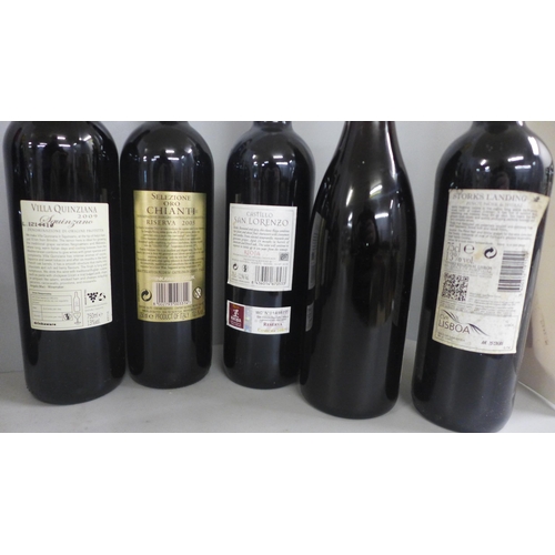 793 - Thirteen bottles of red wine including Pigassou, Cimarosa and San Lorenzo