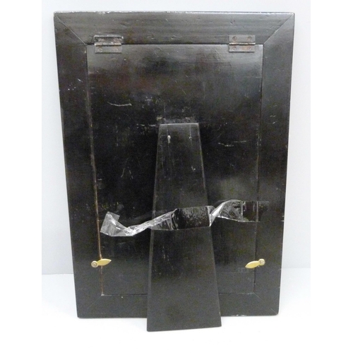 826 - A large silver photograph frame, dented and back stand requires repair, 24cm wide