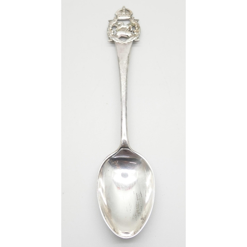 851 - A silver spoon by Elkington & Co., 32g