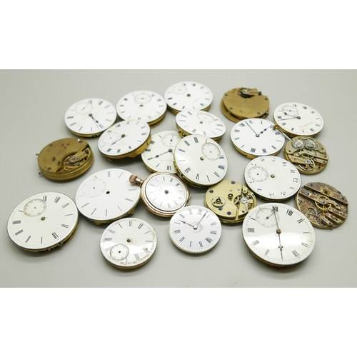 896 - Pocket watch movements