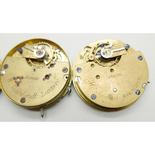 896 - Pocket watch movements