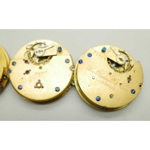 896 - Pocket watch movements