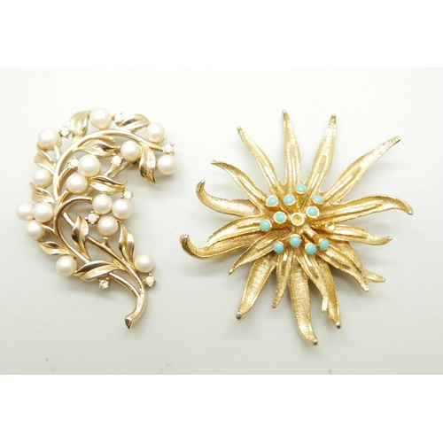 912 - Vintage costume jewellery, (mixed condition)