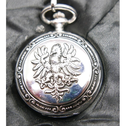 922 - Thirty-five Atlas pocket watches including Heritage, Stobart, Glory of Steam and display case