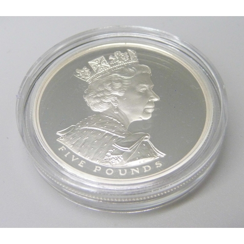 973B - The Royal Mint 2002 Golden Jubilee Crown, 28.28g 925 sterling silver