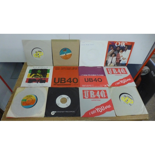 2085 - A quantity of LP records including Bob Marley, UB40 and Chic, 7