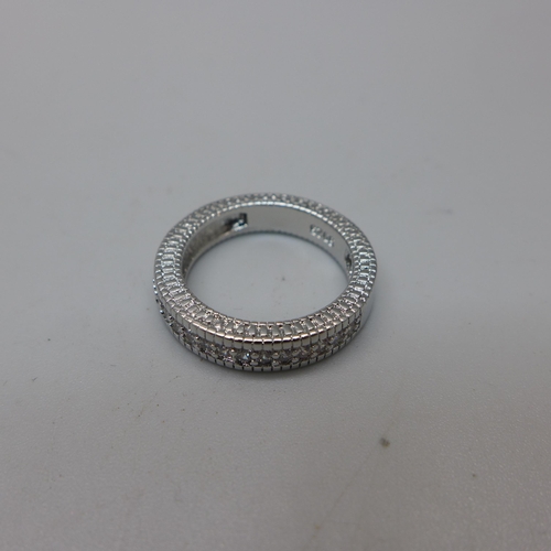 2116 - Ten dress rings, marked S925, (new, unworn)