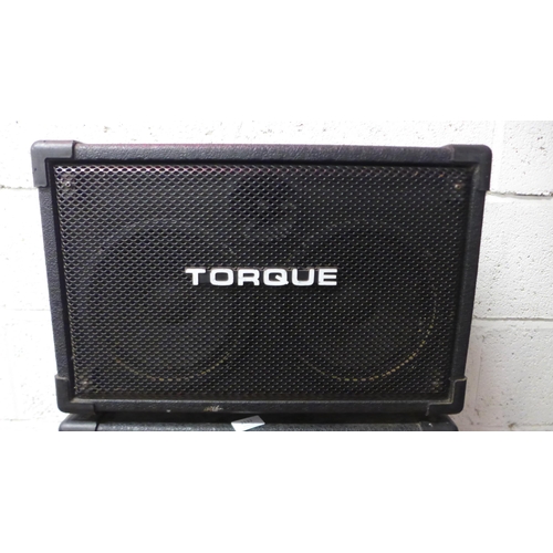 2133 - A pair of Torque PA speakers