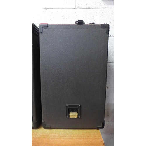 2137 - A pair of KC Electronics of Nottingham 305 PA speakers