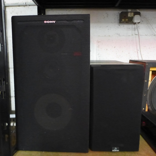 2141 - A pair of Sony SS2050 speakers  and a pair of Celestion 5 10-90w speakers