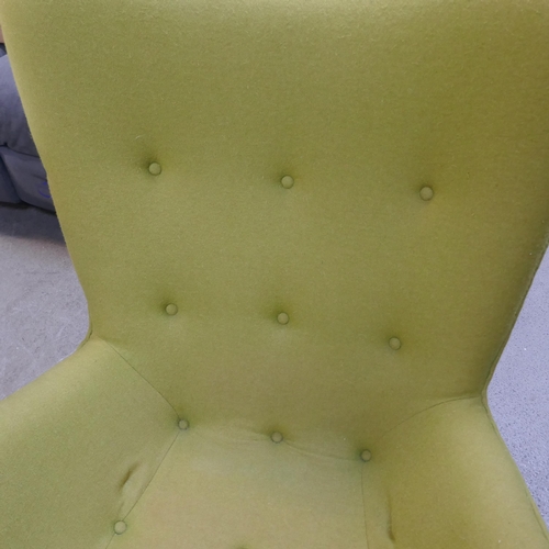 1583 - A Featherstone green fabric chair