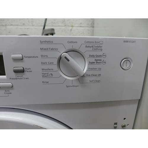 2158 - A Beko (WM161241) 6.5kg 1200 spin integrated washing machine