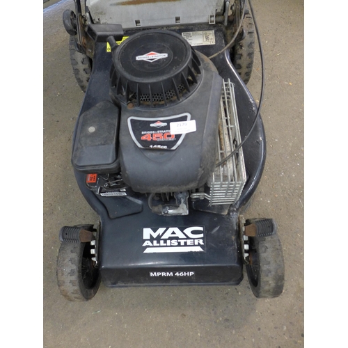 2179 - A Mac Allister MPRM 46hp rotary petrol lawn mower with a Briggs and Stratton 450 series petrol engin... 