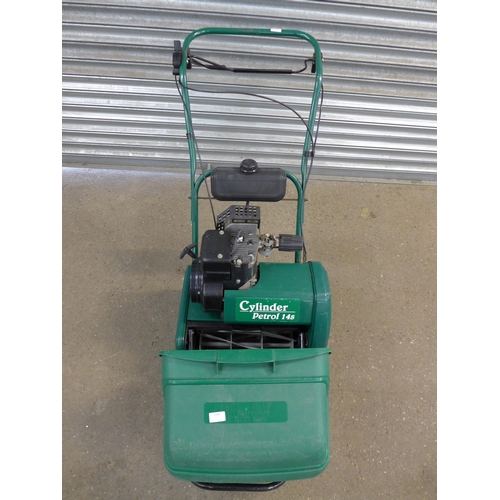 2181 - A Suffolk Punch cylinder petrol driven 14S lawn mower