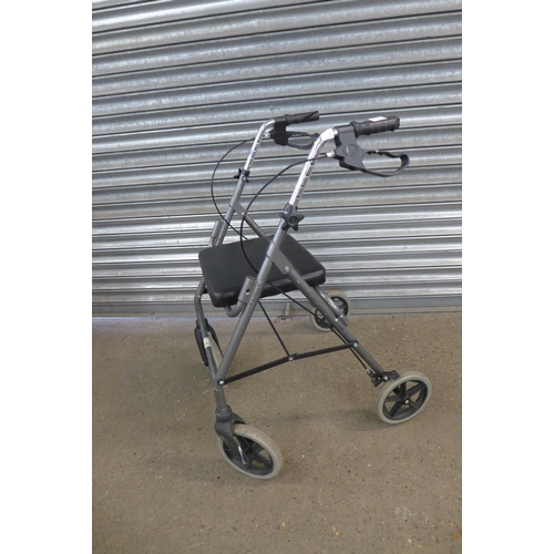 2239 - 2 rollator walking frames; Uniscan and HRS