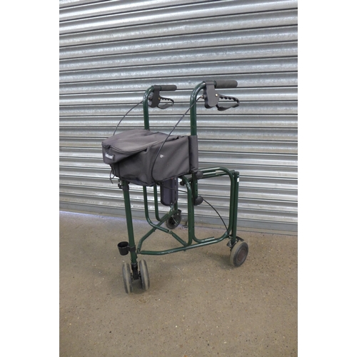 2239 - 2 rollator walking frames; Uniscan and HRS