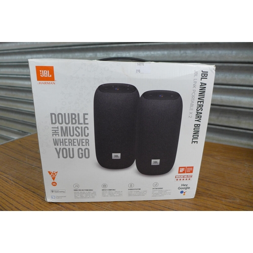 2288 - A Dolce gusto Krups coffee machine, a Woozoo digital desk fan and a pair of JBL Anniversary bundle J... 