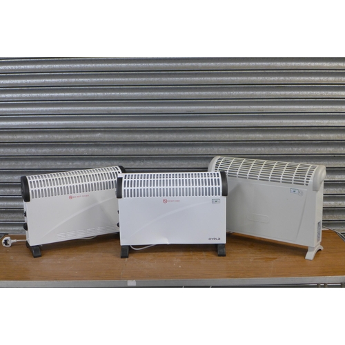 2328 - 3 Electric convection heaters including Delonghi, Intertek and Oypla