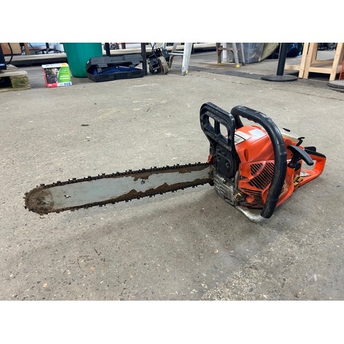 2225A - A Stihl PS80 petrol driven garden strimmer and a Timberpro CS6150 petrol driven chainsaw - Police re... 