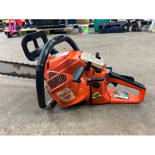 2225A - A Stihl PS80 petrol driven garden strimmer and a Timberpro CS6150 petrol driven chainsaw - Police re... 