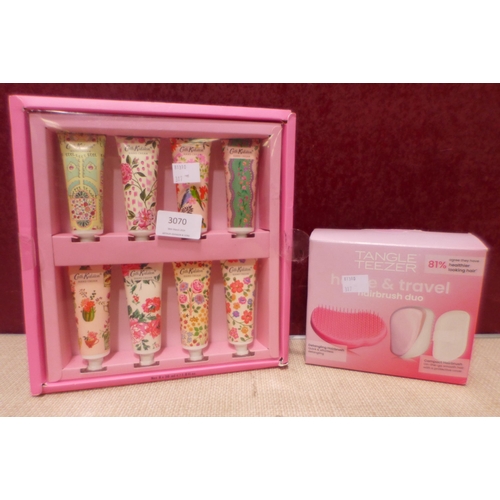 3070 - Tangle Teezer Brush Set, Cath Kidston Hand Cream  (317-362,363,366) *This lot is subject to VAT