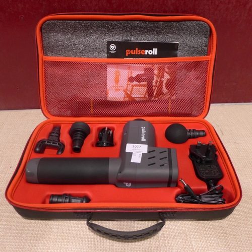 3077 - Pulseroll Massage Gun , Original RRP £149.99 + VAT (317-444) *This lot is subject to VAT