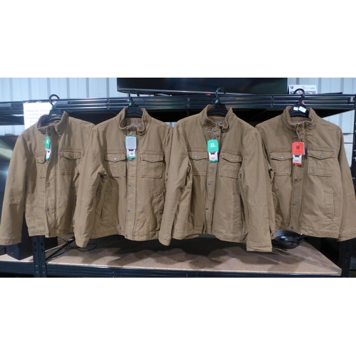 3093 - Four men's Levi jackets - 3 x XL & 1 x M  * This lot is subject to vat