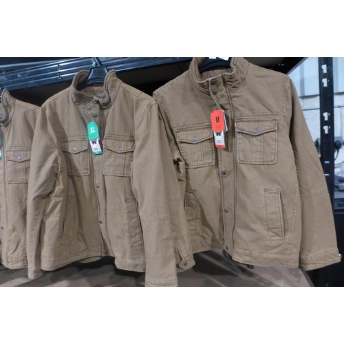 3093 - Four men's Levi jackets - 3 x XL & 1 x M  * This lot is subject to vat