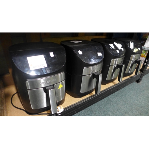 3098 - Four Gourmia Air Fryers 7Qt (315-69, 159, 229, 249) *This lot is subject to VAT