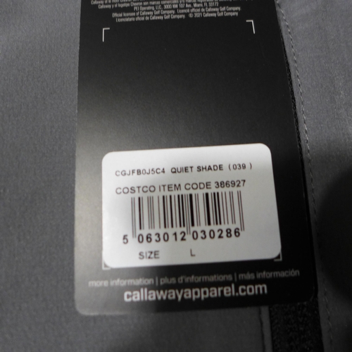 3139 - Quantity of men's grey and black Callaway zip up jacket - mainly size L   * This lot is subject to v... 