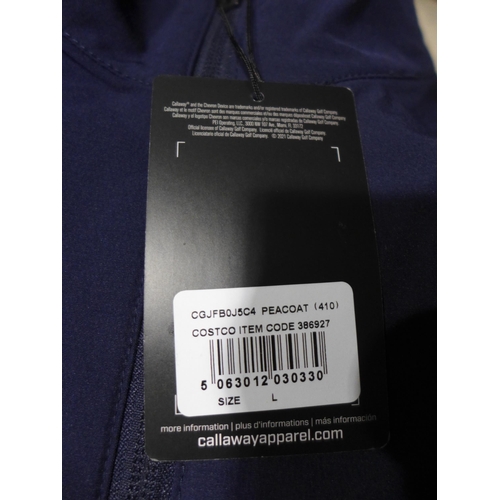 3143 - Small quantity of men's navy and black Callaway zip up jacket - mixed sizes * This lot is subject to... 