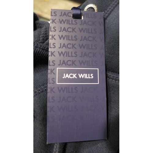 3162 - Small quantiy of youth navy Jack Wills hoodies - Size XL  * This lot is subject to vat