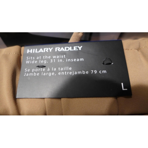 3163 - Small quantity of women's beige Hilary Radley wide leg trousers - mixed sizes  * This lot is subject... 