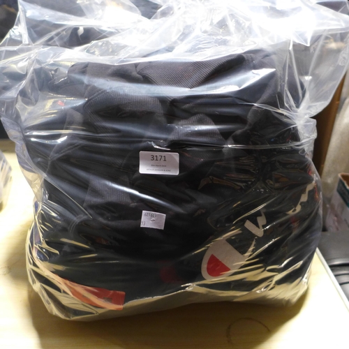 3171 - Quantity of men's black Champion hoodies - size M   * This lot is subject to vat