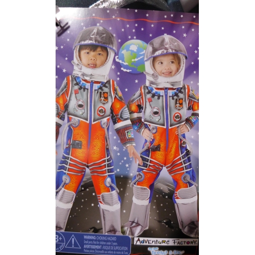 3182 - Four kid's Astronout fancy dress costume - sizes 5+6 + 7-8 * This lot is subject to vat