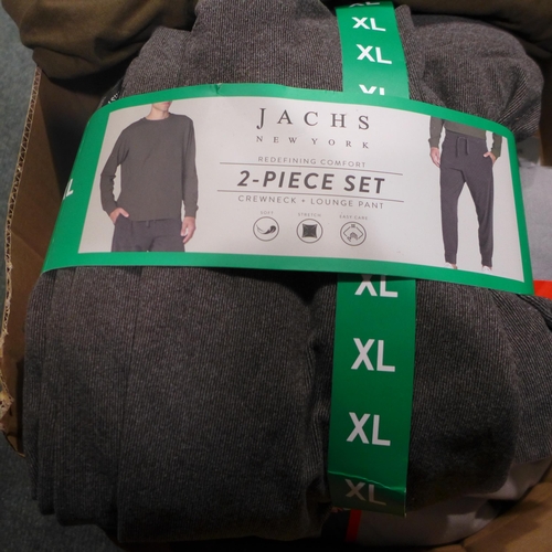 3224 - Quantity of men's Jack's 2 piece loungewear sets - mixed size. * This lot is subject to VAT