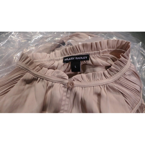 3226 - Quantity of ladies Hilary Radley beige blouses - mixed size. * This lot is subject to VAT