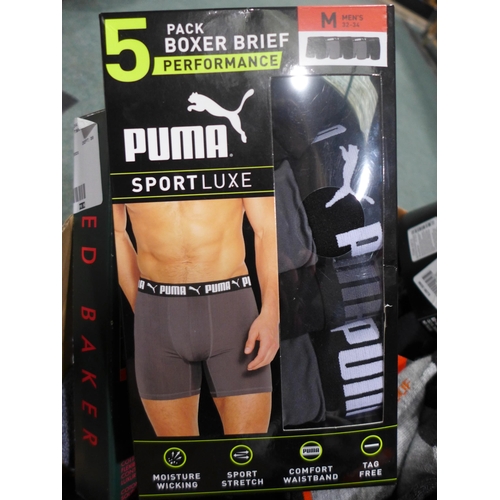 3232 - Assorted men's underwear and accessories, inc Puma, Replay, Ted Baker - various sizes, styles and co... 