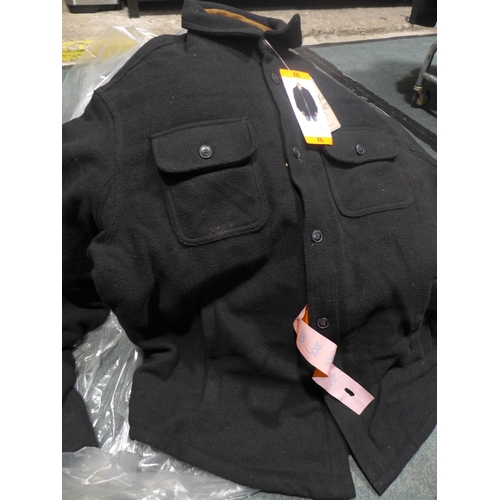 3235 - Quantity of men's Jach's  - black jackets - mainly size XXL. * This lot is subject to VAT