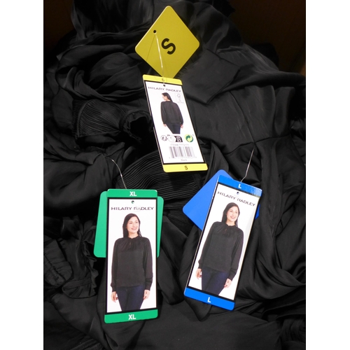 3252 - Quantity of women's Hilary Radley black blouses - mixed sizes.  *This lot is subject to VAT