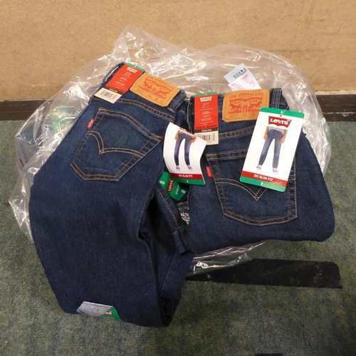 3275 - Quantity of kid's Levi 511 slim fit jeans size/age 8 *This lot is subject to VAT