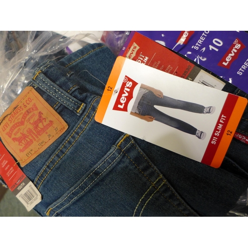 3276 - Quantity of kids Levi 511 slim fit jeans - Mixed Sized  *This lot is subject to VAT