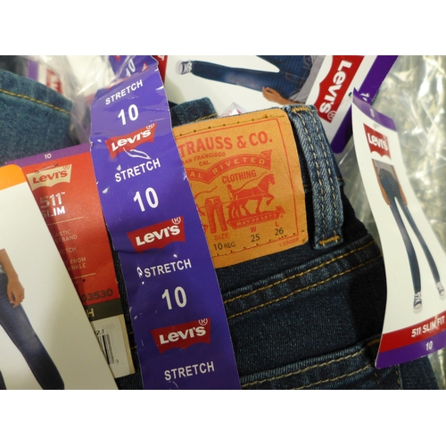 3276 - Quantity of kids Levi 511 slim fit jeans - Mixed Sized  *This lot is subject to VAT