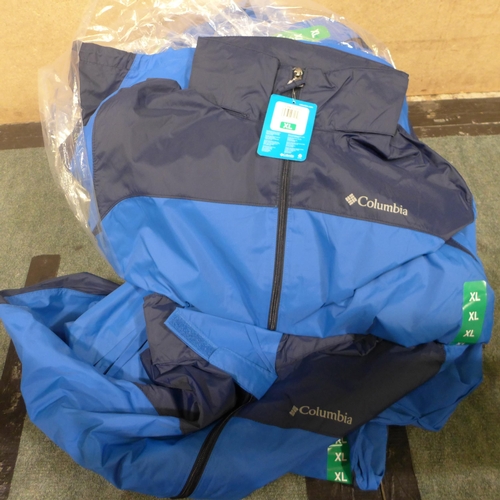 3279 - Quantity of mens Columbia waterproof jackets - mainly Xl. *This lot is subject to VAT