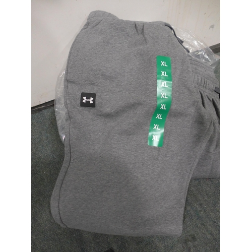 3285 - Small quantity of mens grey Under Armour joggers size XL. *This lot is subject to VAT