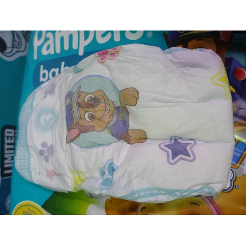 3347 - Pampers Paw Patrol Size 3 Nappies (317-345) *This lot is subject to VAT