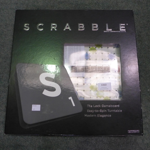 3360 - Scrabble Deluxe Edition   (317-349) *This lot is subject to VAT