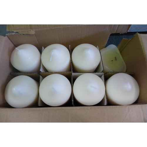 3363 - Torc Pillar Candles (317-551) *This lot is subject to VAT