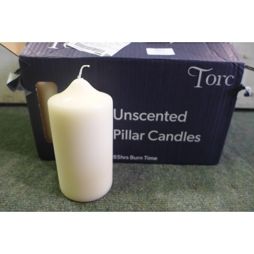 3363 - Torc Pillar Candles (317-551) *This lot is subject to VAT